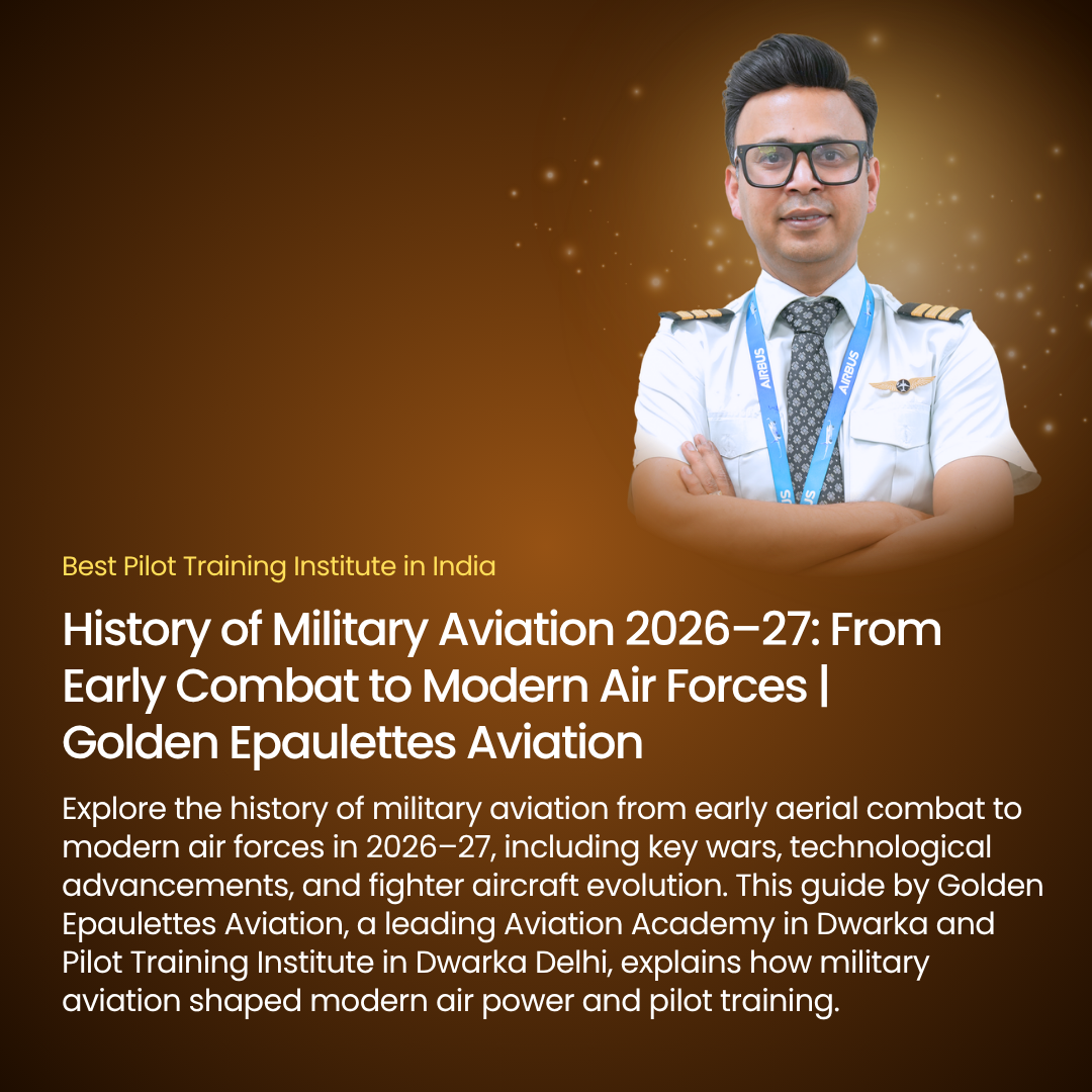 History of Military Aviation 2026–27: From Early Combat to Modern Air Forces | Golden Epaulettes Aviation